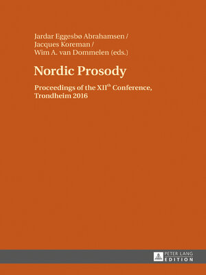 cover image of Nordic Prosody